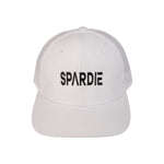 white mesh trucker hat