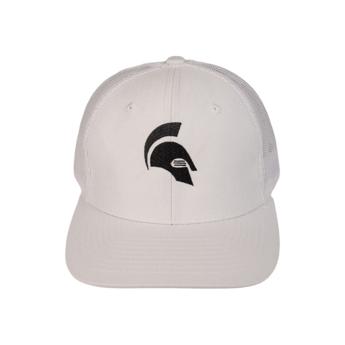 white meshback cap