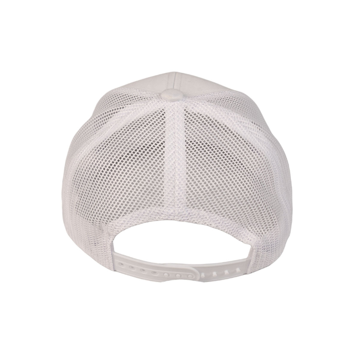 white meshback cap