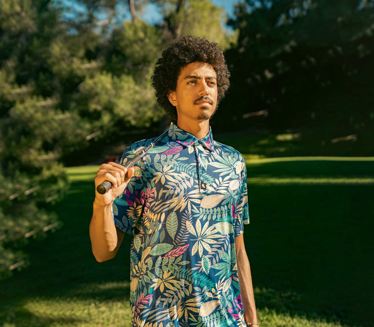 nature inspired stylish polo shirt